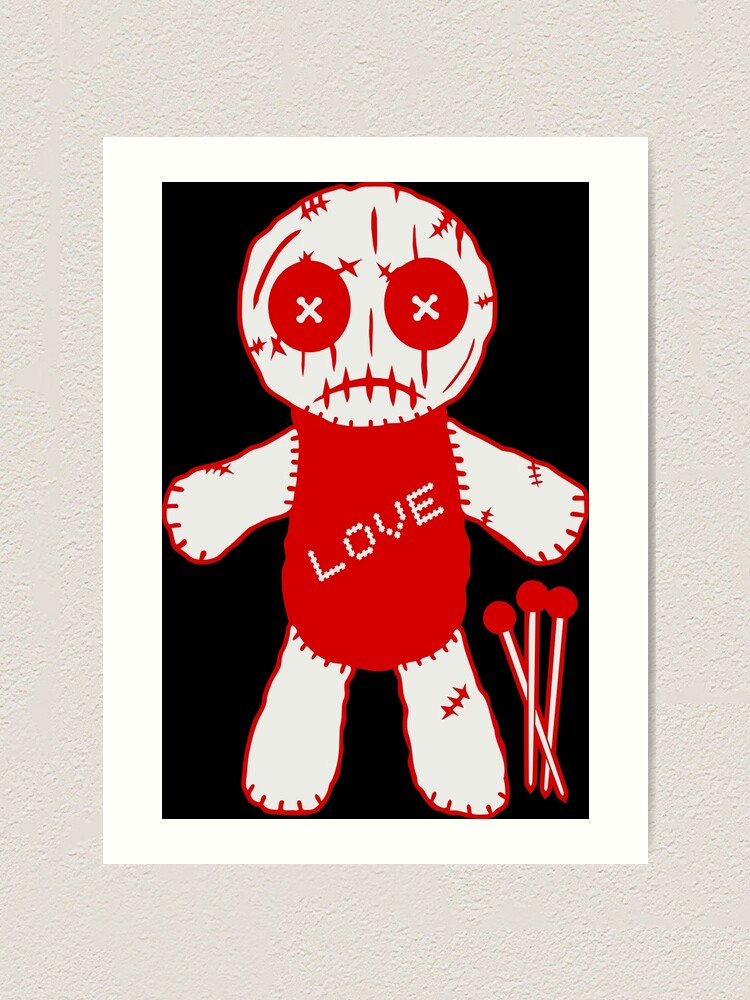 Voodoo Doll Voodoo Doll Art Print By Kreativista Redbubble