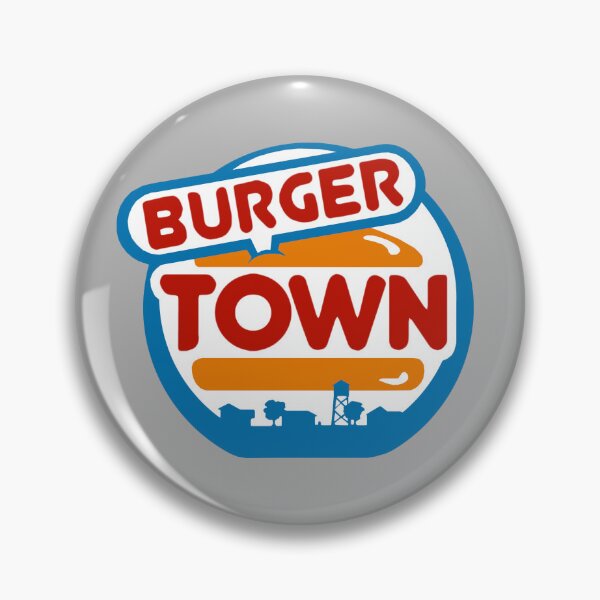 Artikelvorschau, MW 2 II Burger Town Logo lebendig – hohe Auflösung – Aufkleber, T-Shirt entworfen und verkauft von Mercy Apparel.