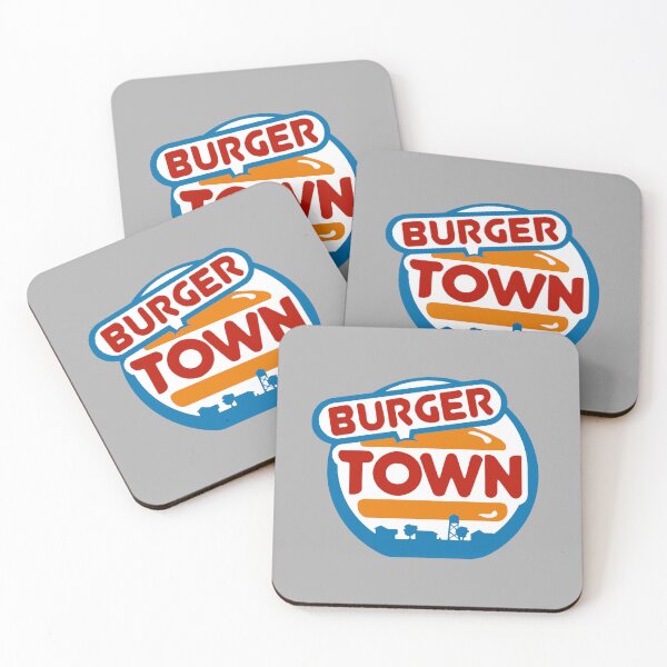 Item preview, MW 2 II Burger Town Logo Vibrant - High Resolution - Sticker, T Shirt designed and sold by Mercy Apparel.