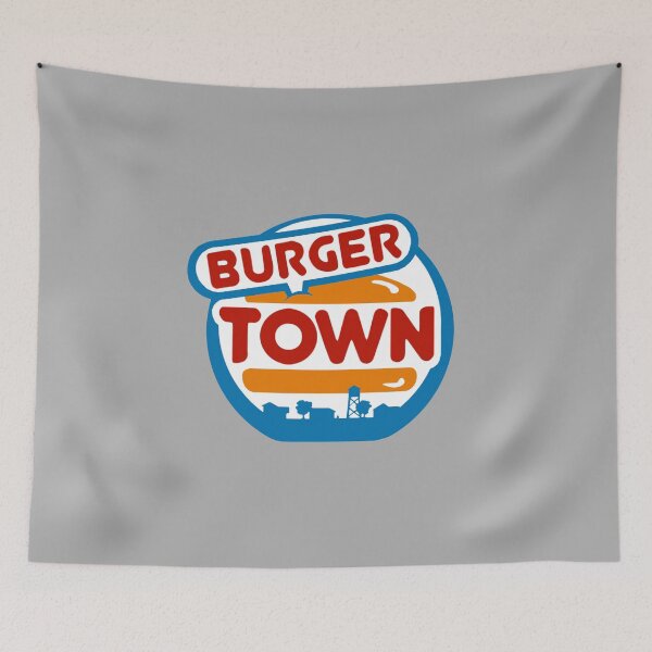 Item preview, MW 2 II Burger Town Logo Vibrant - High Resolution - Sticker, T Shirt designed and sold by Mercy Apparel.