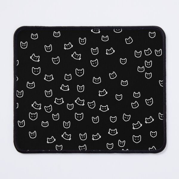 Item preview, Black Cat Pattern in Black designed and sold by SusanaDesigns.