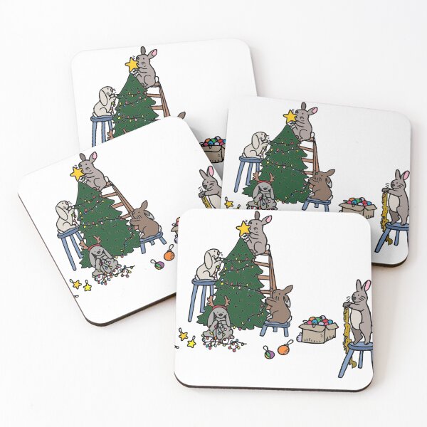 Item preview, Christmas Bunnies designed and sold by Jennifer Grene.