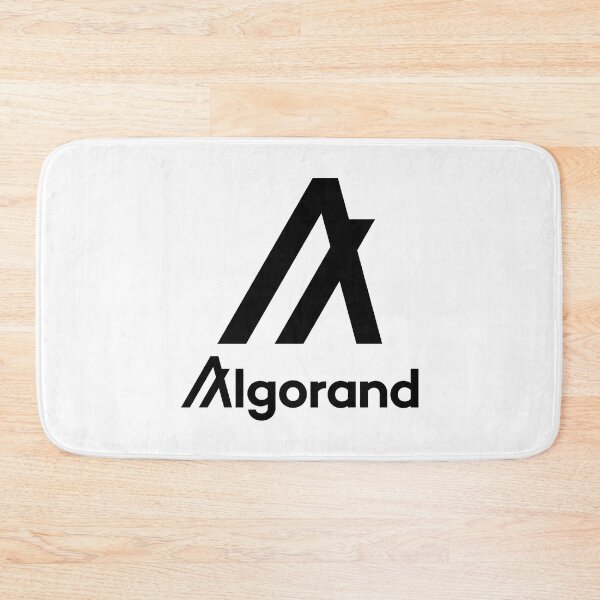 Aperçu de l'œuvre Algorand ALGO Crypto Altcoin - Logo noir vertical propre créée et vendue par CryptoMoods.