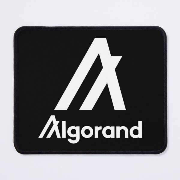 Item preview, Algorand ALGO Crypto Altcoin - Clean Vertical White Logo designed and sold by CryptoMoods.