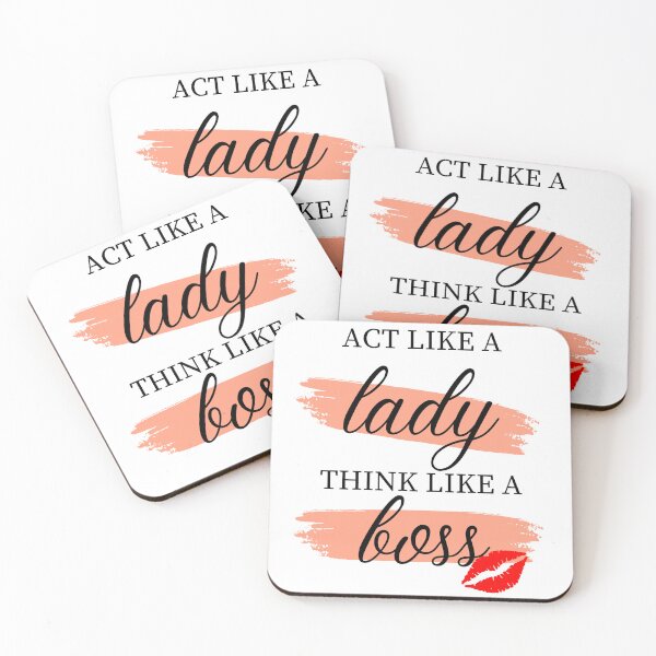 Item preview, Act like a lady think like a boss designed and sold by Jawoahl.