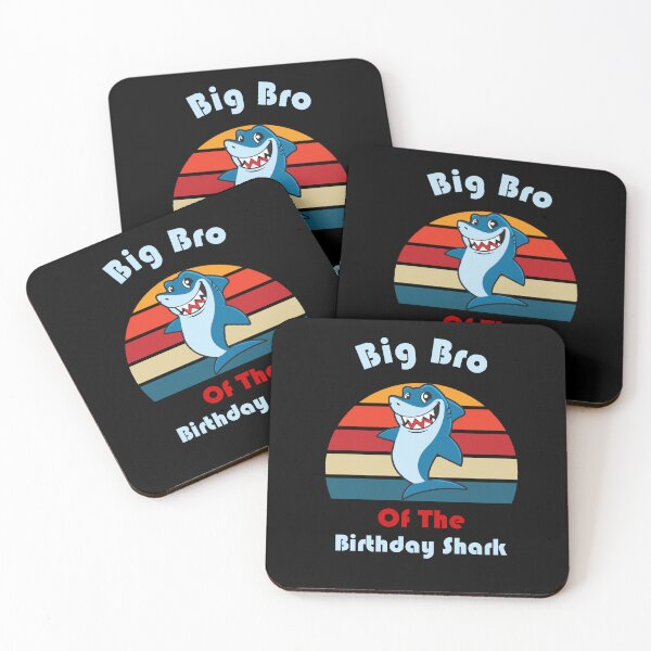 Item preview, Big Bro of the Shark Birthday Brother Matching Family designed and sold by Jadir.