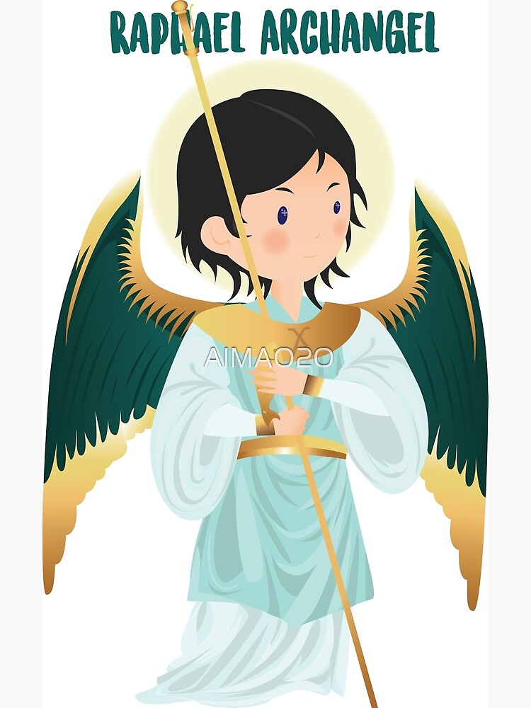 Postcard San Rafael Archangel