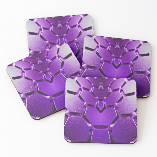Item preview, Metal Hexagons in Purple designed and sold by Collosus-UK.