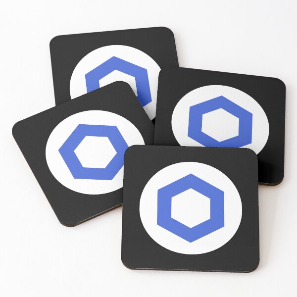 Item preview, Copy of Chainlink LINK Crypto Altcoin - White Token Icon Variant #2 designed and sold by CryptoMoods.