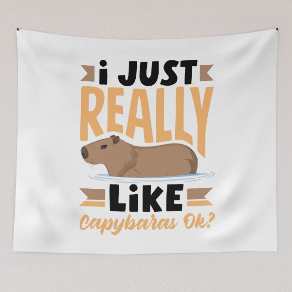 Aperçu de l'œuvre Capybara Rodent I Just Really Like Capybars Ok Funny créée et vendue par ShopTheStyle.