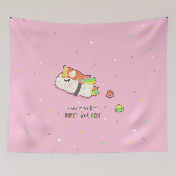 Item preview, Fifi, The Shapeshifting Unicorn: Sushi designed and sold by PandaIslandShop.