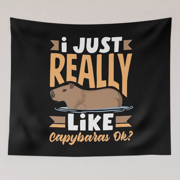 Aperçu de l'œuvre Capybara Rodent I Just Really Like Capybars Ok Funny créée et vendue par ShopTheStyle.