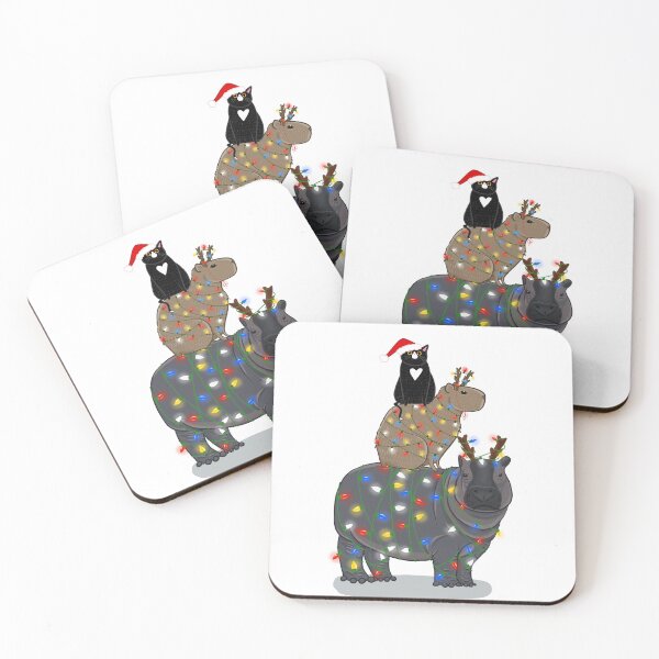 Item preview, Christmas Animal Stack designed and sold by KilkennyCat Art.