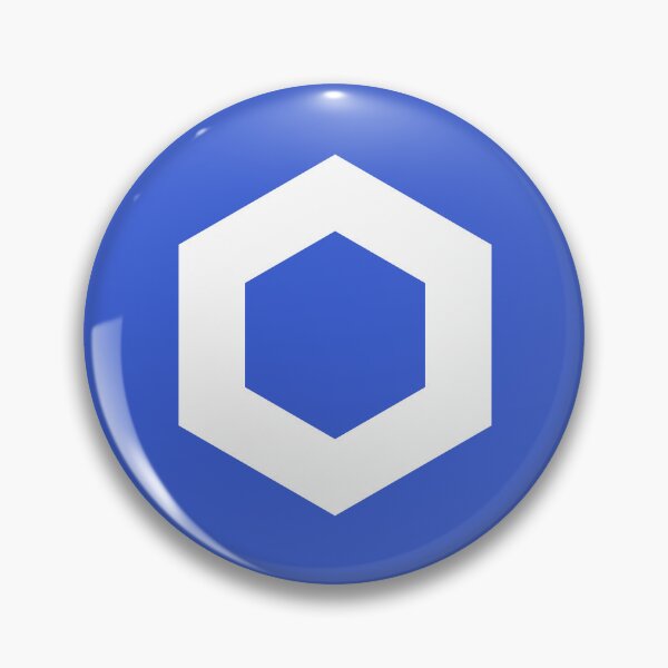 Item preview, Copy of Chainlink LINK Crypto Altcoin - Blue Token Icon Variant #2 designed and sold by CryptoMoods.