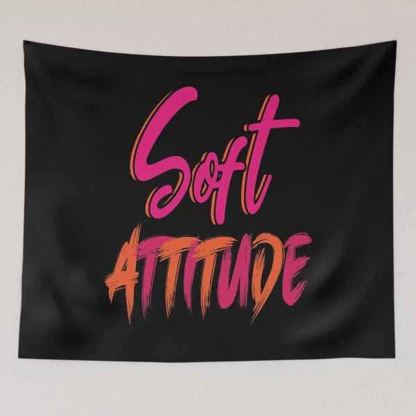 Item preview, Soft Attitude designed and sold by pqrstshirts.