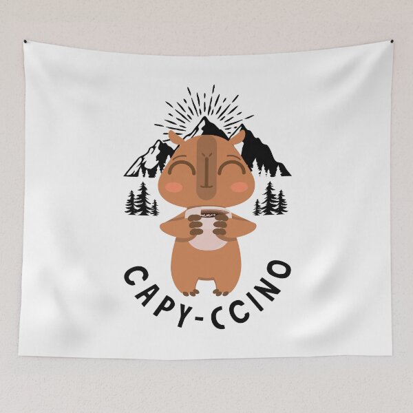 Item preview, Capybara Rodent Capyccino designed and sold by ShopTheStyle.