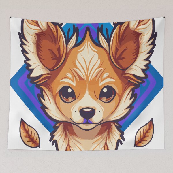 Item preview, Cute dog illustration designed and sold by NeroKanji.