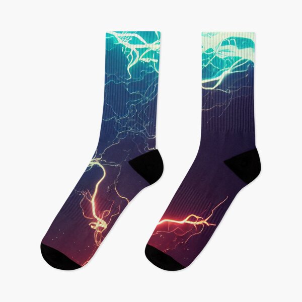 Item preview, Fire-ice thunder pattern designed and sold by AppleElf.
