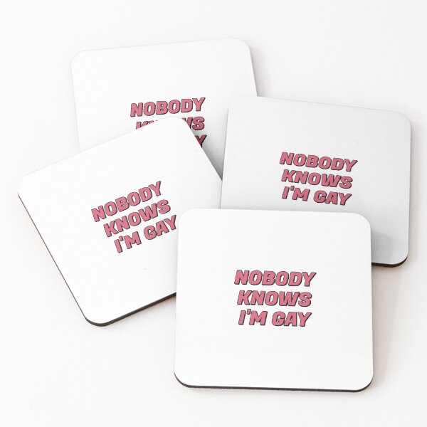 Item preview, Nobody knows Im gay - Funny Gay Slogans - Funny Gay Phrases  designed and sold by Inspirationmotivation.