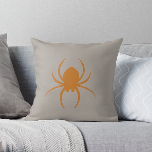 spider motif Throw Pillow