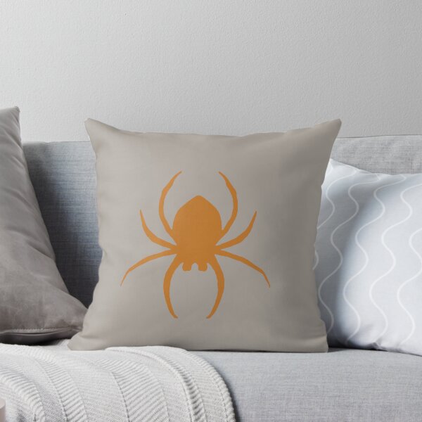 spider motif Throw Pillow