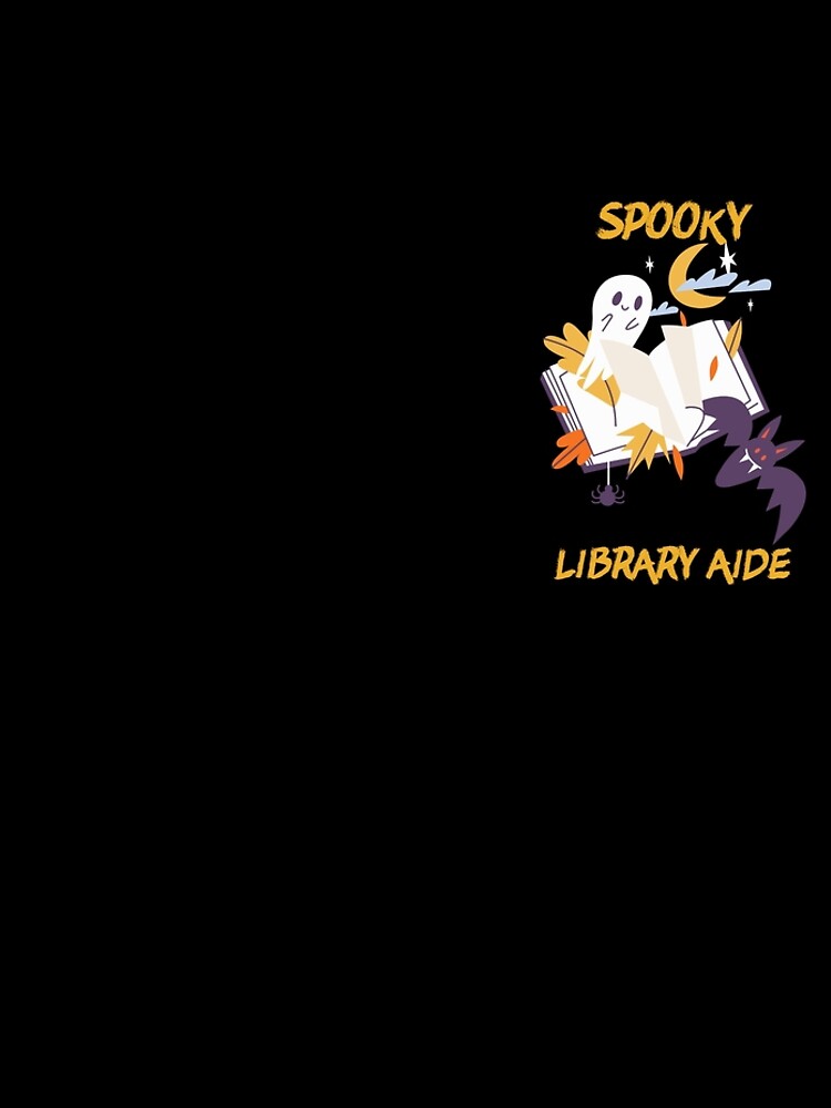 Discover Copy of Boo Halloween Spooky Library Aide Funny Leggings