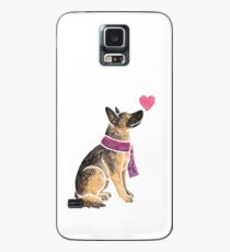 Watercolour German Shepherd Case/Skin for Samsung Galaxy