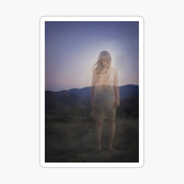 A Fading Girl Sticker