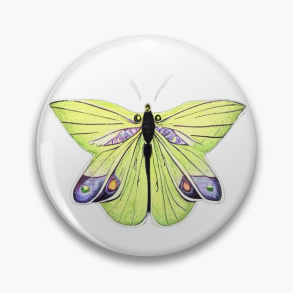 Item preview, Yellow Green Moth Butterfly designed and sold by UncleLanny.