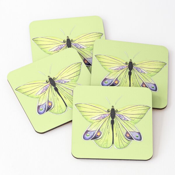 Item preview, Yellow Green Moth Butterfly designed and sold by UncleLanny.