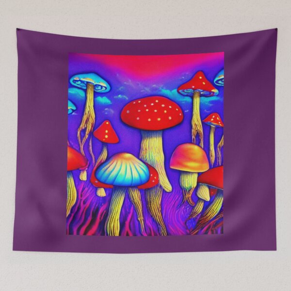Item preview, Magic Mushrooms Psychedelic Art designed and sold by DigitalMandy.