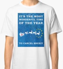 Cancel Brexit Christmas Design Classic T-Shirt