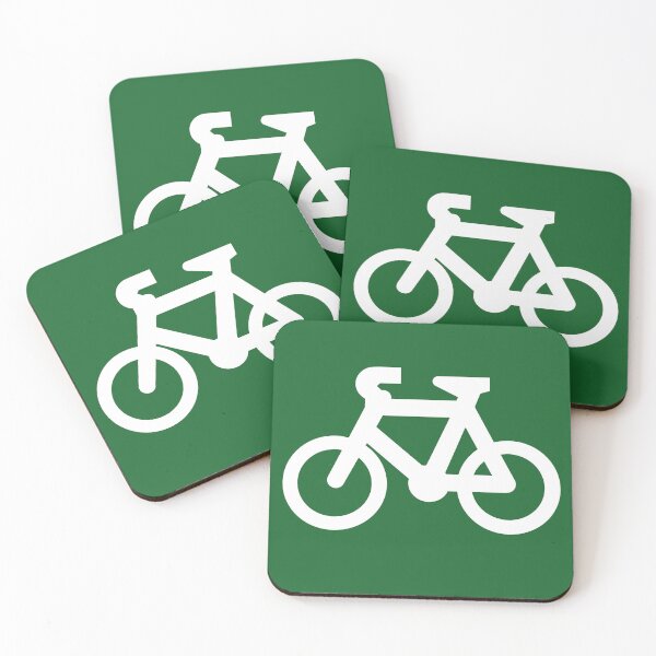 Item preview, White bike on green designed and sold by BenLeverAU.