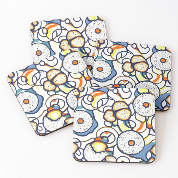 Item preview, seamless donut blob pattern #4 designed and sold by supeart.