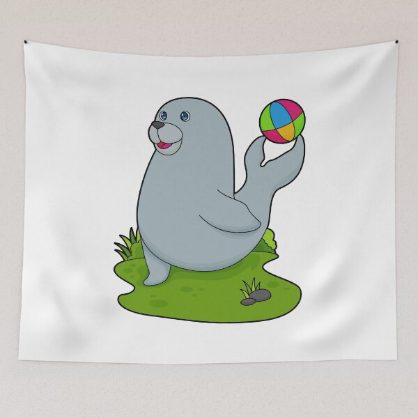 Item preview, Seal Swimming Water polo Summer designed and sold by Snabdesign84.