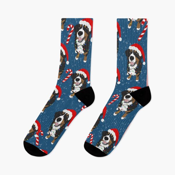 Artikelvorschau, Weihnachten Berner Sennenhund Blau entworfen und verkauft von KantstandyaC.