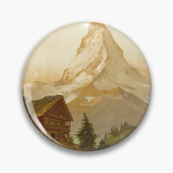Item preview, Zermatt Matterhorn Vintage Switzerland Poster Vintage Swiss designed and sold by cutesy.