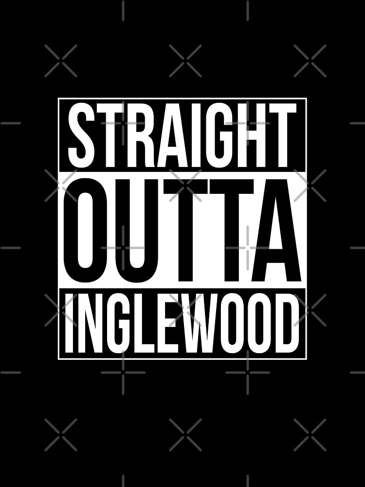 Thumbnail 7 of 7, Oversized T-Shirt, Straight Outta Inglewood designed and sold by heeheetees.