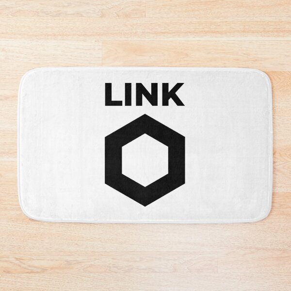 Item preview, Chainlink LINK Crypto Altcoin - Clean Vertical Black Logo with Black Text Logo Variant #1 designed and sold by CryptoMoods.