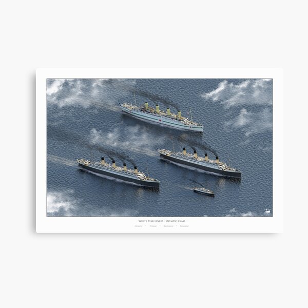 Item preview, Ocean Liners - White Star Line - Olympic Class designed and sold by Historical Ocean Liners.