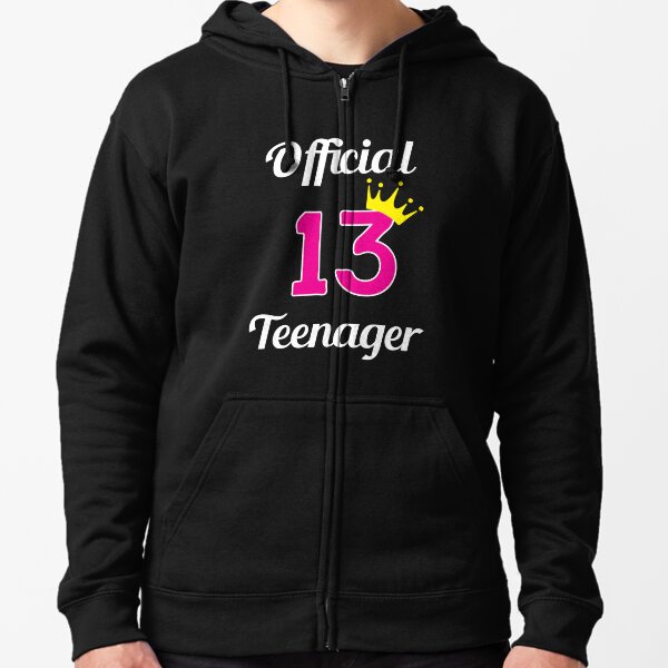 13th Birthday Hoodie Girl Gift 13 Thirteen Year Old Girls-TH – TEEHELEN