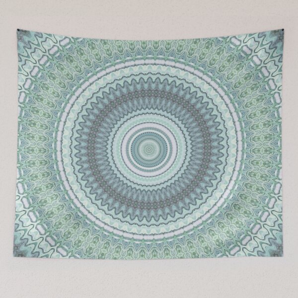 Item preview, Pastel Mandala Abstract Radial Symmetry Pattern Boho Vibes Aesthetic 3 of 10 designed and sold by Beachy.