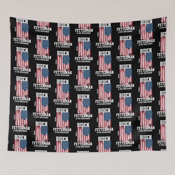 Item preview, Biden Fetterman 2024 It's A No Brainer Political Humor designed and sold by Artpawsy.
