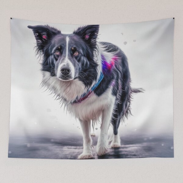 Item preview, border collie semi realistic paint designed and sold by Jenslemmens.