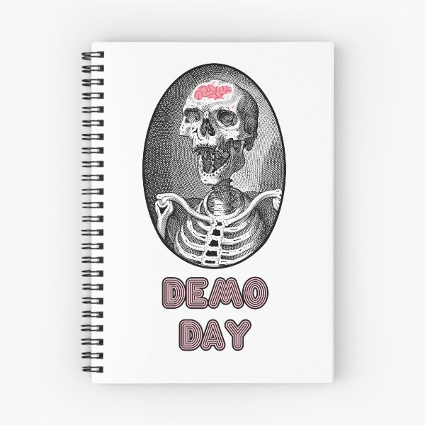 Item preview, 'Demo Day' Skull Design - Retro Illustration Design for T-shirts, mugs, phone cases and other accessories designed and sold by Ridiculam Toga.