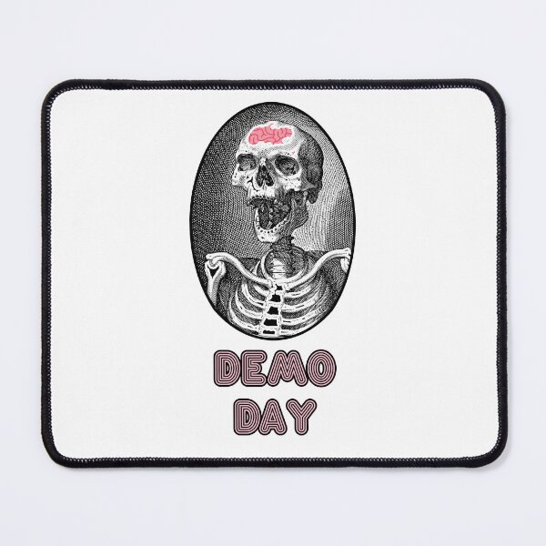Item preview, 'Demo Day' Skull Design - Retro Illustration Design for T-shirts, mugs, phone cases and other accessories designed and sold by Ridiculam Toga.