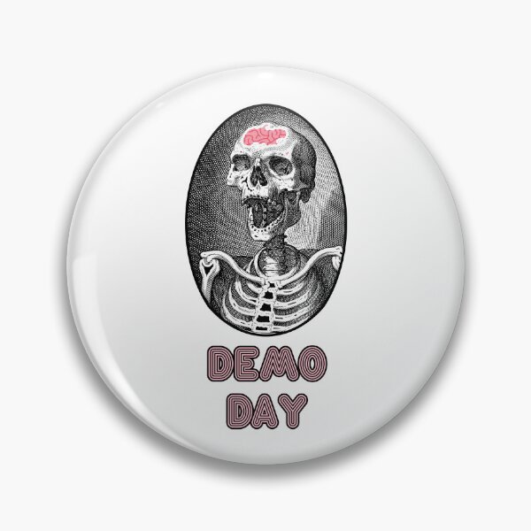Item preview, 'Demo Day' Skull Design - Retro Illustration Design for T-shirts, mugs, phone cases and other accessories designed and sold by Ridiculam Toga.