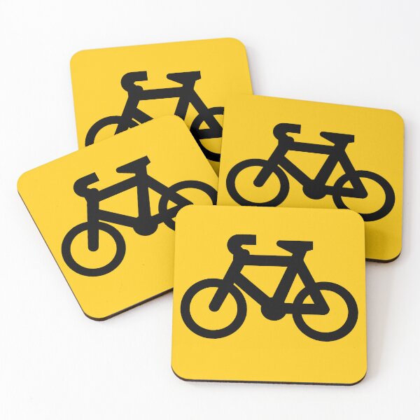 Item preview, Black bike on yellow designed and sold by BenLeverAU.