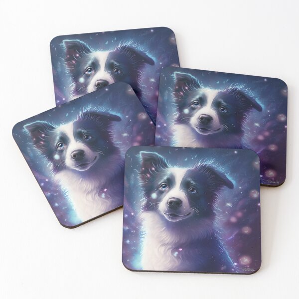 Item preview, border collie pup space designed and sold by Jenslemmens.