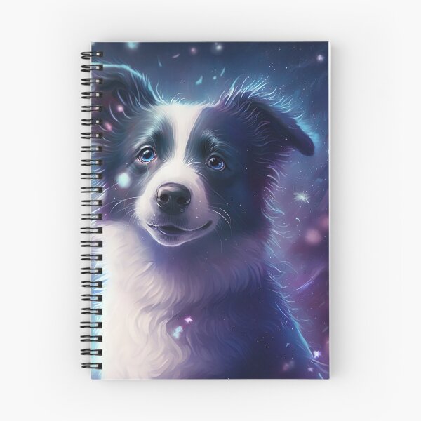Item preview, border collie pup space designed and sold by Jenslemmens.